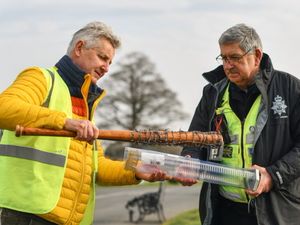 Supporting image for story: 'Horrific' weapons including baseball bat wrapped in barbed wire handed in to anti-knife campaign