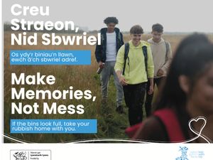 Supporting image for story: ‘Make Memories, Not Mess’: Powys County Council teams up with Keep Wales Tidy to tackle litter