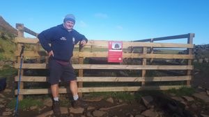 Rob McBride at the Sycamore Gap