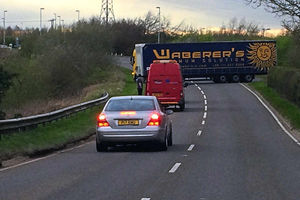 Supporting image for story: Stuck lorry causes rush hour delays in Telford and Shifnal