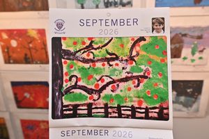 For September, the chosen artist is eight-year-old Theo Garnett from Hugo Meynell Primary School