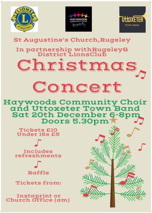 Supporting image for story: Rugeley Christmas Concert at St Augustine’s Church