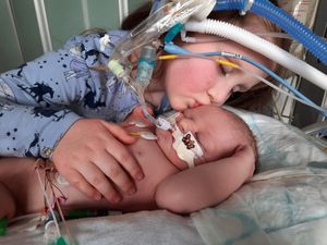 Edward and his sister before he tragically passed away