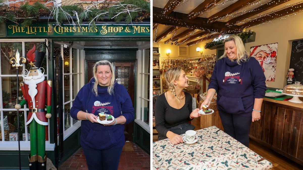 I closed my Shropshire all-year-round Christmas caf&eacute; weeks before December 25