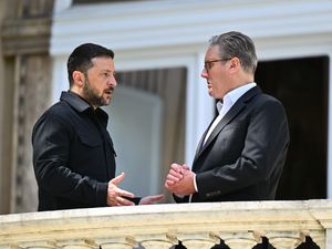 Sir Keir Starmer with Volodymyr Zelensky