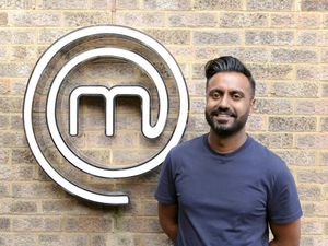 Johnny in the MasterChef studio. Photo: Shine TV/BBC