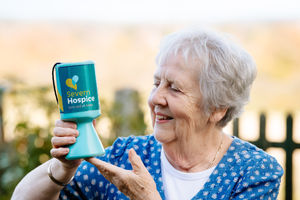 June Beharrell from Shrewsbury has been raising money for the Severn Hospice for years but has been force to take her efforts online due to the pandemic.