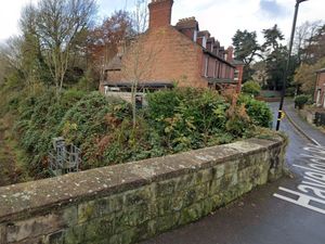 Supporting image for story: Firefighters carry out rescue after embankment fall in Shrewsbury