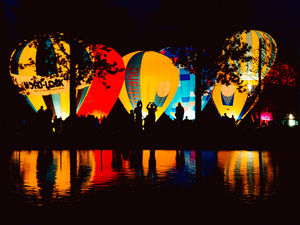 Supporting image for story: Balloons galore over Telford plus spectacular 'night glow'- see our huge photo gallery and video