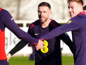 Jordan Henderson in training