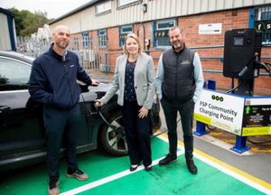 The council is working with local businesses to get more electric charging points available to the public. Fabweld Steel Products Ltd were awarded their grant from the Climate Change Fund to install two high speed, publicly accessible electric vehicl