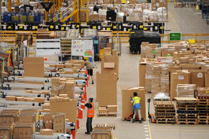 Workers at Amazon's Rugeley base