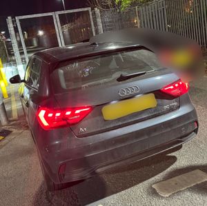 The cloned and stolen car.