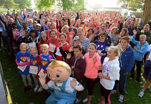 People taking part in walk for Dreams, for Promise Dreams