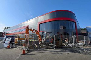 The new Carvers building is almost ready.