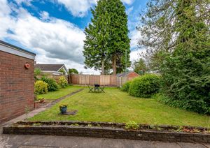 The well appointed garden at the former footballer's home in Codsall