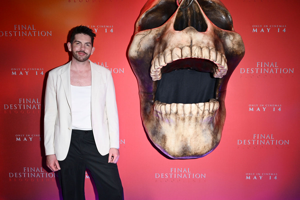 Red carpet reckoning Scott McGlynn hits the premiere for Final Destination: Bloodlines