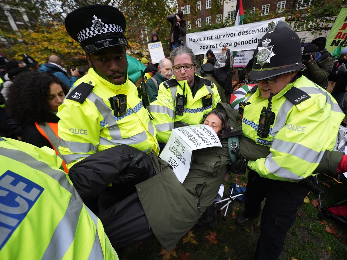 Daughter of Holocaust survivor among those arrested at Palestine Action protest