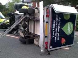 Supporting image for story: Supermarket delivery driver escapes crash with minor injuries