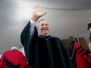 Supporting image for story: Ex-US treasury chief quits OpenAI board after Epstein emails release