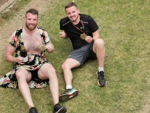 Supporting image for story: Teachers run marathon in Shrewsbury back garden to raise money for SaTH and inspire students to stay active