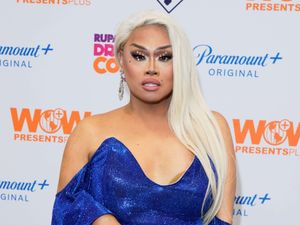 Jiggly Caliente during the 2022 RuPaul DragCon. (Jennifer Graylock / Alamy Stock Photo)