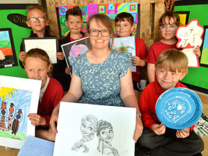 Supporting image for story: Students go to space and beyond with an out-of-this-world art exhibition