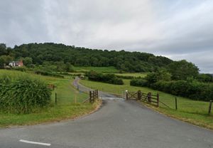 Powiś Estates want to build 54 homes at this site in Montgomery. From Google Streetview