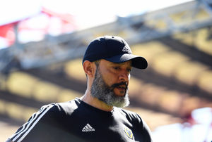 Nuno and his side flew out to Greece yesterday ahead of the tie (Image: AMA)