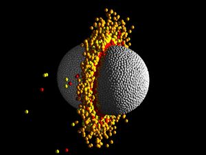 Supporting image for story: High speed collision far, far away created iron-rich planet