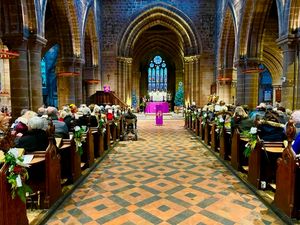 Supporting image for story: Staffordshire Federation of Women's Institutes hold their 50th carol service