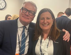 West Midlands Mayor Richard Parker (left) with Labour MP for Shrewsbury Julia Buckley. Picture: Julia Buckley MP