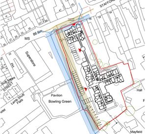 The proposed site off Stafford Street