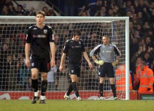 Albion were beaten 2-0 by Ipswich...