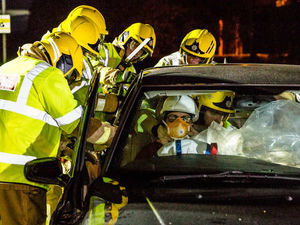 Supporting image for story: Pictures: Shropshire students witness live 'rescue'