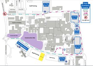 The new one-way system at the RSH
