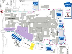 The new one-way system at the RSH