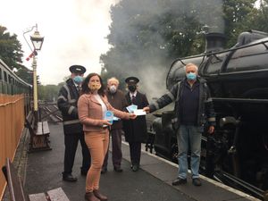 Supporting image for story: Volunteers prepare Bridgnorth Art Trail for newest addition