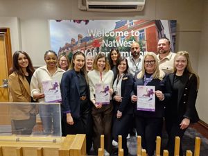 Anna Pendlebury joins members of Natwest Wolverhampton as they get ready to take on the abseiling challenge