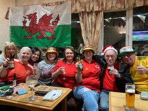 Supporting image for story: Chirk fans turn out as Wales begins first World Cup campaign for more than half a century
