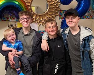 William and his brothers