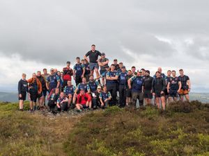 Supporting image for story: Shrewsbury Rugby Club complete Shropshire 9 Peaks Challenge!