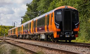 The new Class 730 train launched at Wolverhampton Railway Station today (Thursday). Photo: West Midlands Railway. Permission for use by all BBC newswire partners.
