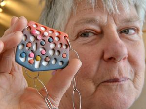 Supporting image for story: Susan hopes her art exhibition will help inspire others