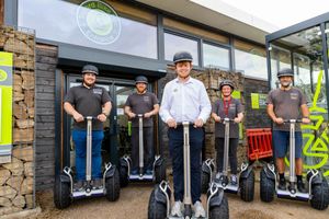 As well as bikes, up to six people can now join the brand new one-hour segway group sessions at Telford Bike Hub. Photo: Telford & Wrekin Council