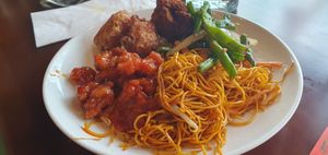 The colours of the food are very vivid