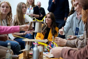The Princess of Wales chatted with people during her visit to Birmingham. Photo: Kirsty Wigglesworth/PA Wire