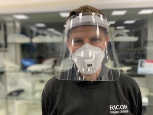 Supporting image for story: Ricoh 3D receives CE approval to produce face shields 