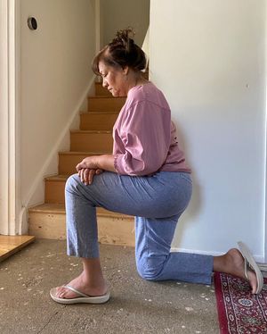 Walsall South MP Valerie Vaz takes a knee in support of George Floyd