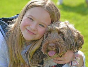 Ruby Wale took home the prize for the owner who looks most like their dog